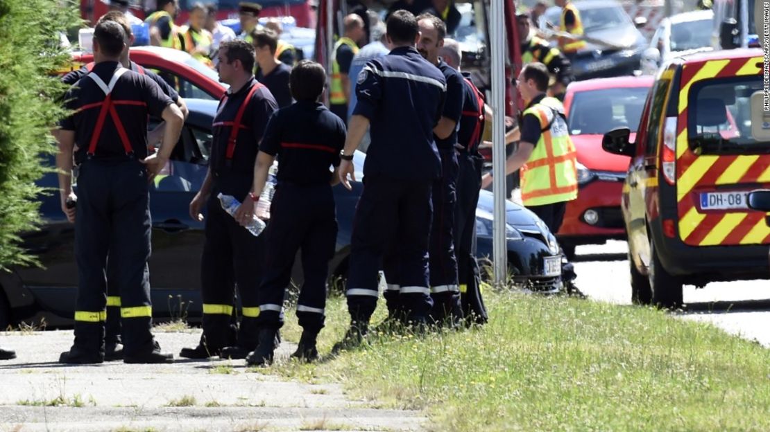 Fuerzas de seguridad y de emergencia se dirigieron al lugar del ataque (Getty Images).