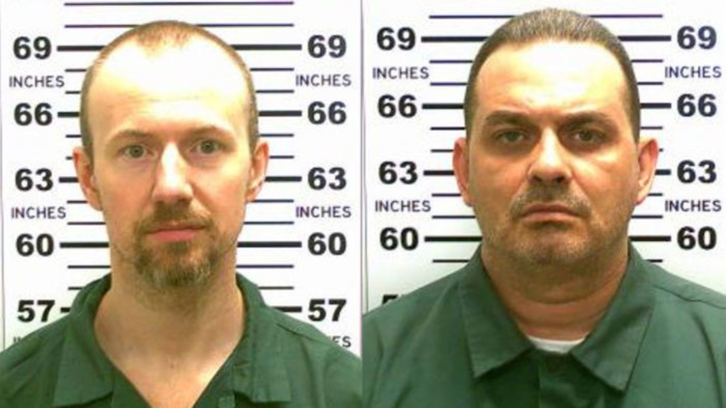 David Sweat y Richard Matt, ambos asesinos convictos, se fugaron de una cárcel de Nueva York el 6 de junio de 2015.