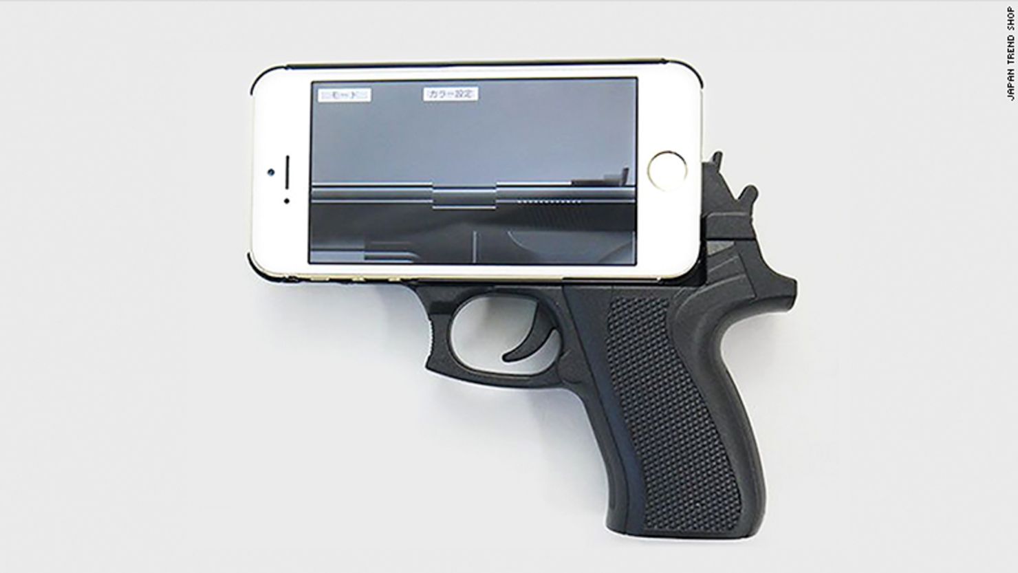 El estuche con forma de pistola está disponible en varias tiendas en línea.