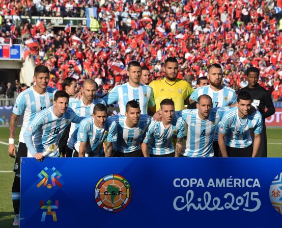 El 'once' argentino inicial para la final de la Copa América contra Chile.