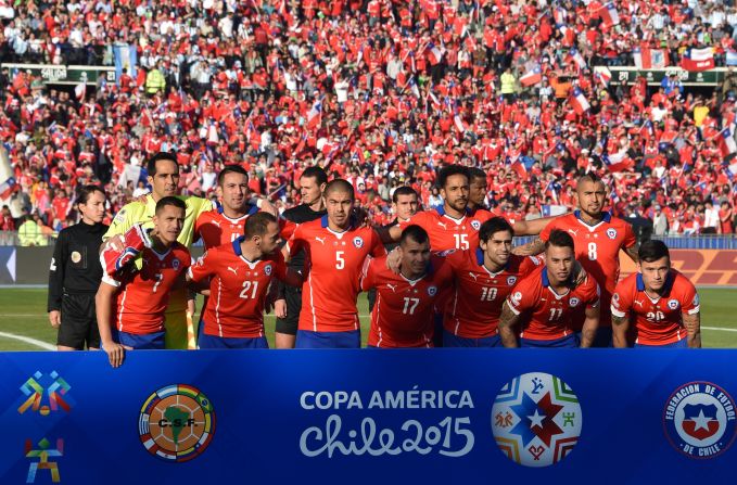 La selección nacional de Chile salió así en busca del sueño de millones de chilenos, en la final de la Copa América.