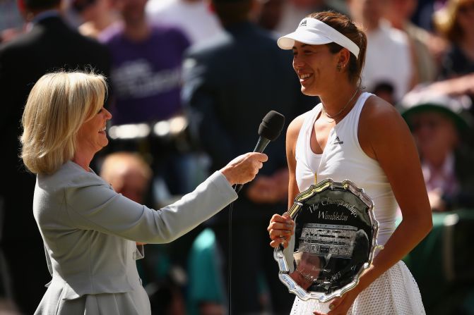 Para la hispanovenezolana Garbiñe Muguruza fue su primera aparición en una final de Grand Slam.