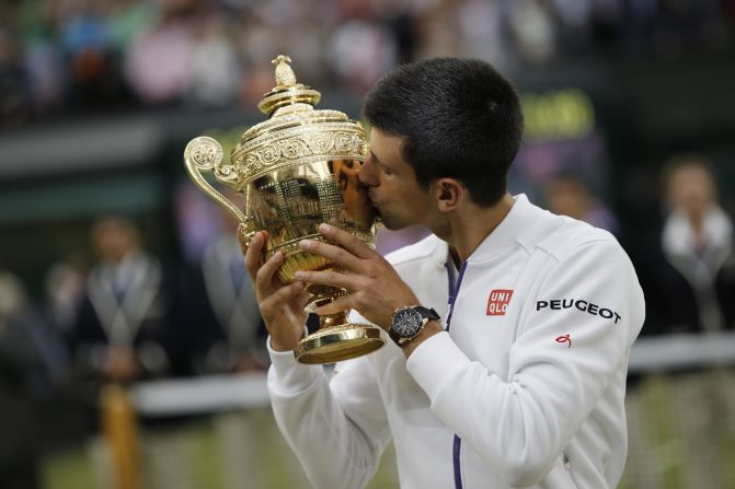 Para Djokovic es su tercer título en All England Lawn Tennis and Croquet Club y el noveno de Grand Slam de su carrera.