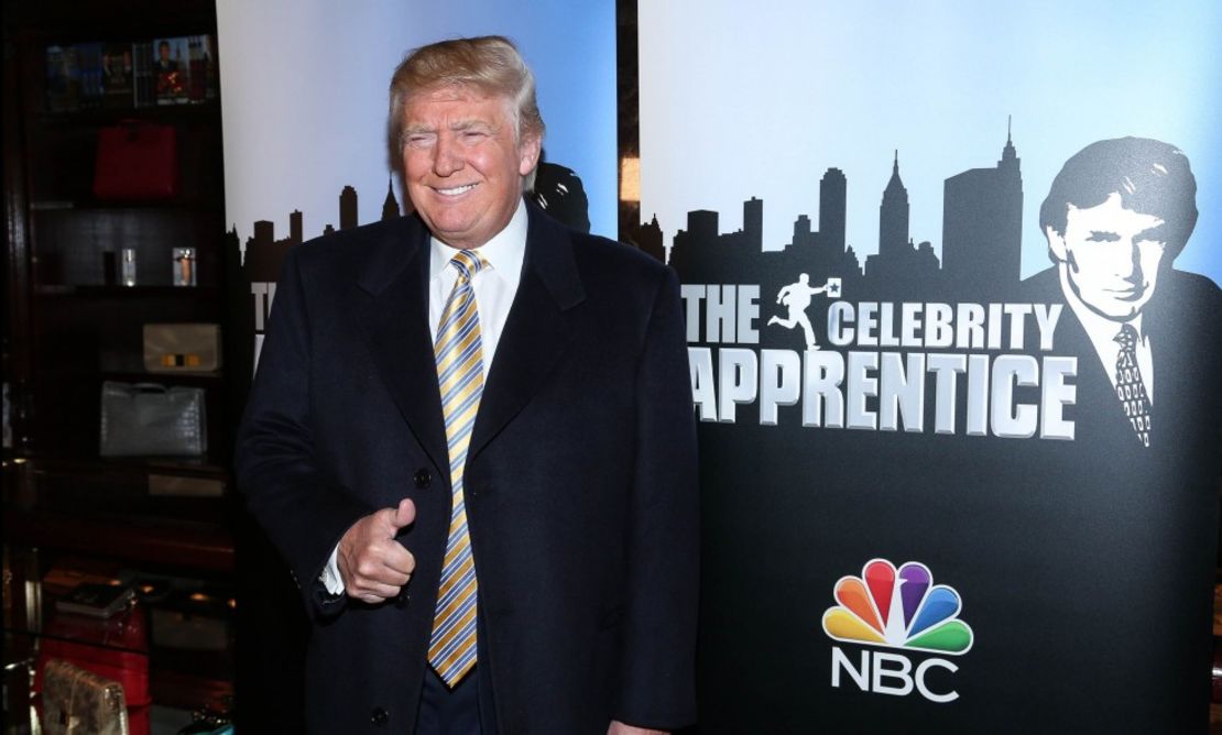 Donald Trump acude a la alfombra roja de "Celebrity Apprentice" en Nueva York el 20 de enero de 2015.