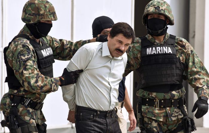 Antes de su fuga en 2015, 'El Chapo' había sido capturado en 2014 tras permanecer fugado desde 2001.