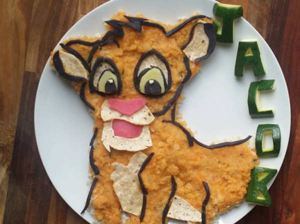 Simba: Hecho con lentejas, arroz y calabacín integral.