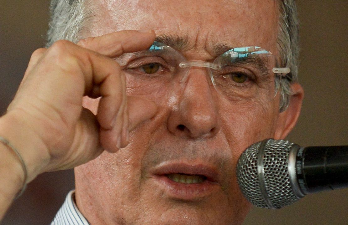 El expresidente y senador colombiano Álvaro Uribe Vélez.