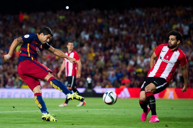 La magia del uruguayo Luis Suárez no fue suficiente para remontar ante el Athletic de Bilbao. Crédito: Alex Caparros/Getty Images.