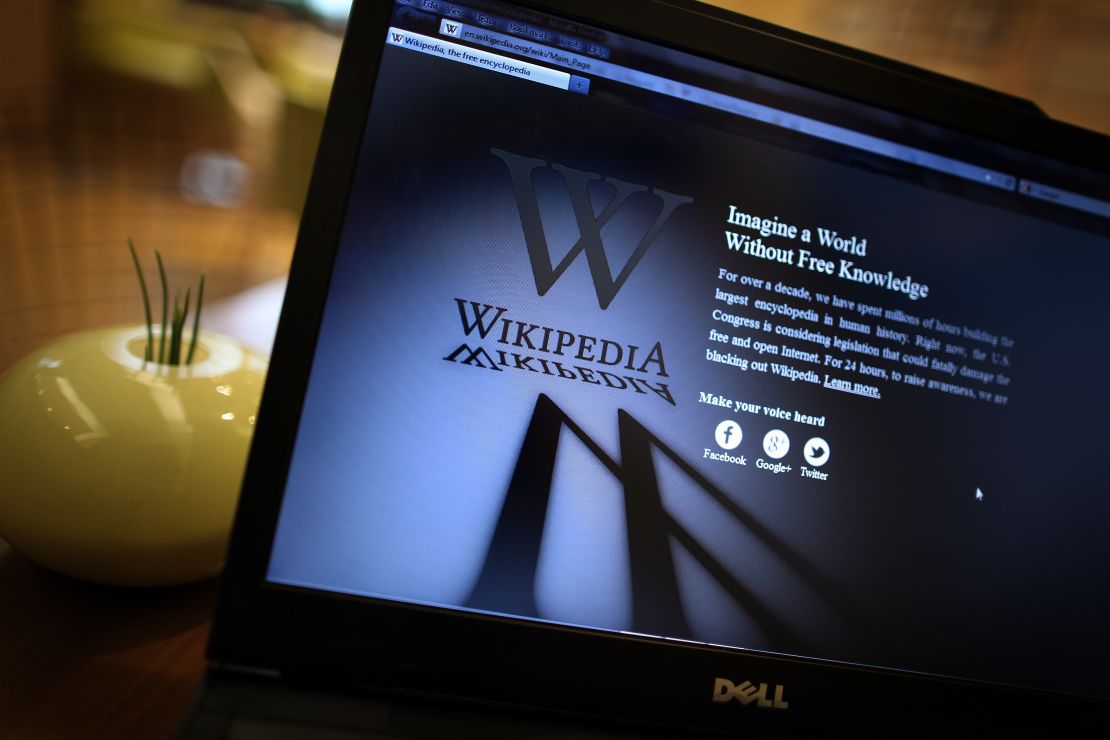 Los investigadores encontraron que debido a la "libertad de edición" en los artículos de Wikipedia, alguna información no es exacta.