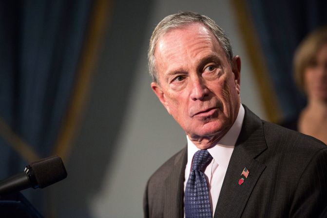 Michael Bloomberg, exalcalde de Nueva York, quedó en el puesto 8.