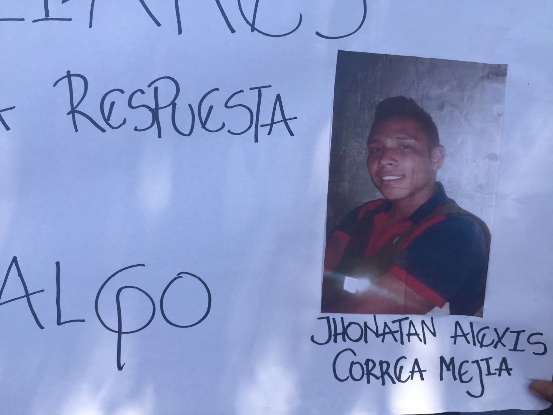 Jonathan Correa Mejía, de 20 años.