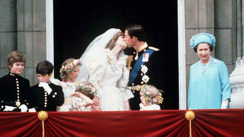 La boda del príncipe Carlos con la princesa Diana, en 1981.