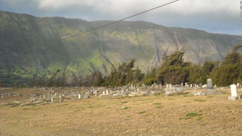 En la foto, tumbas en Kalaupapa. Muchos pacientes murieron allí durante sus años como poblado para leprosos.