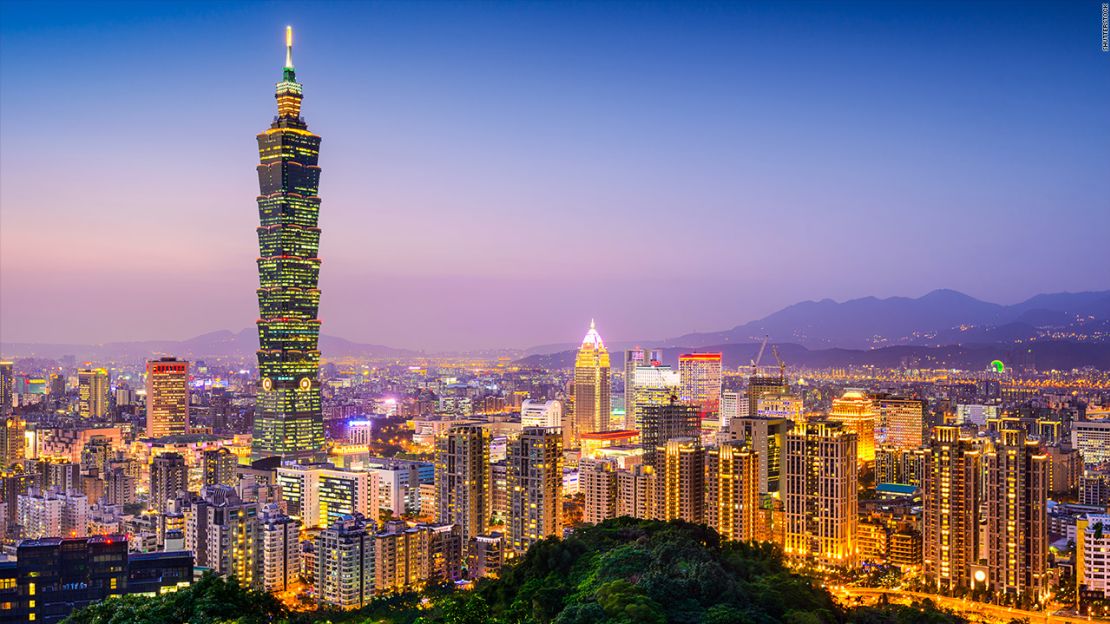 Una vista de Taipei, capital de Taiwán.