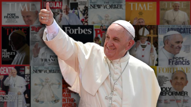 El Papa Francisco ha aparecido al menos en 17 portadas de las revistas más importantes del mundo.