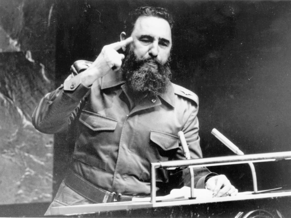 Fidel Castro en la Asamblea General de la ONU en 1979.