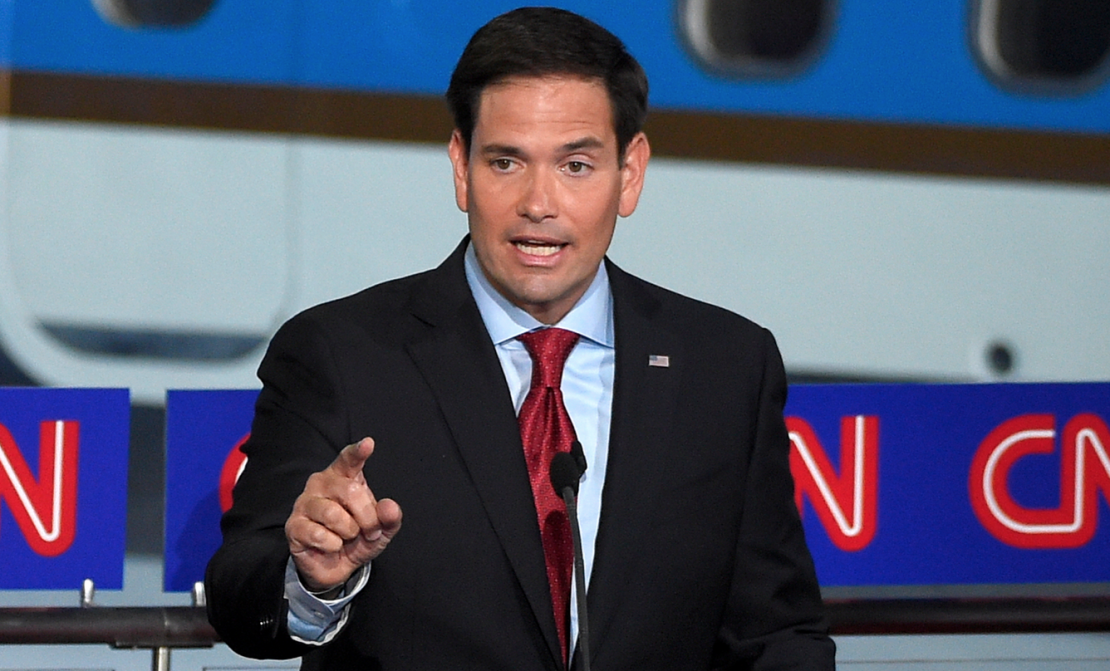 Marco Rubio en el debate CNN.