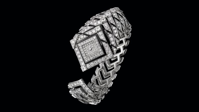 Cartier High Jewellery Inca Watch - Al combinar los mundos de la joyería con la fabricación de relojes, uno de los aspectos destacados de Cartier de su colección High Jewellery es el reloj Inca que aparece arriba. No saldrá a la venta al por menor y por lo tanto, no tiene un precio sugerido de venta.