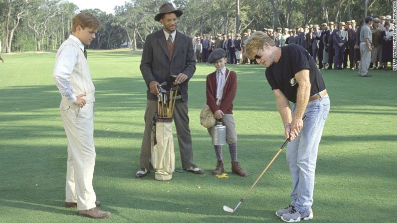 The Legend Of Bagger Vance– Leyendas de vida a menudo se hunde como una de las peores películas de golf de la historia. Una épica de golf con un gran presupuesto, dirigida por Robert Redford y protagonizada por Will Smith, Matt Damon y Charlize Theron, tan solo recuperó cerca de la mitad de su presupuesto y fue menospreciada como "terriblemente aburrida" por el New York Times.