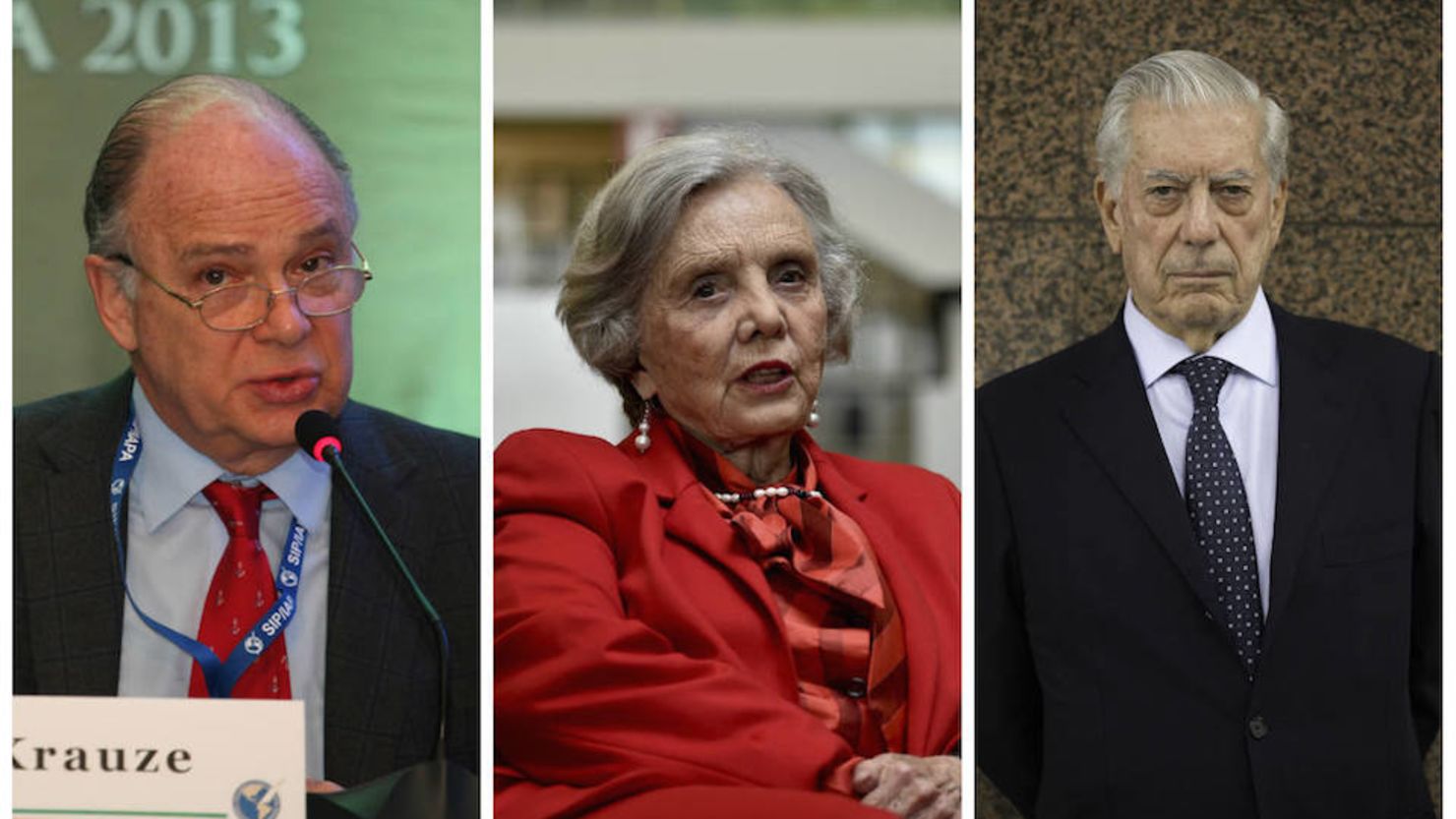 El escritor mexicano Enrique Krauze, la escritora mexicana Elena Poniatoska y el peruano Mario Vargas Llosa son algunos de los firmantes de esta carta.