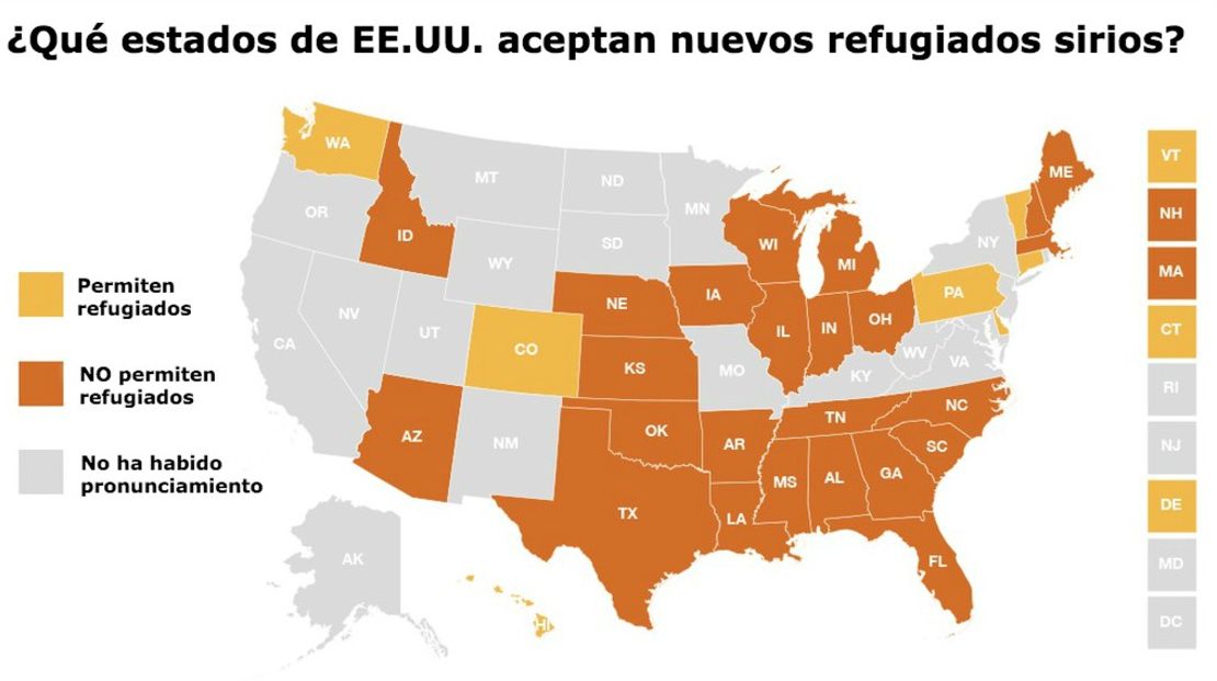 CNNE 229991 - estados que aceptan refugiados