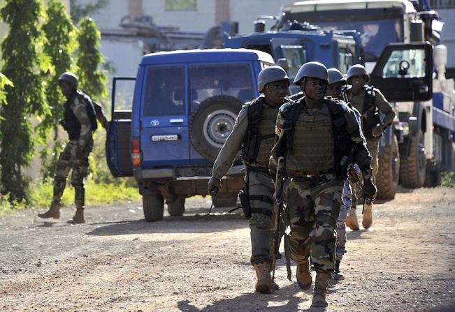 Las fuerzas de seguridad de Mali lanzaron un operativo para liberar a los rehenes (HABIBOU KOUYATE/AFP/Getty Images).