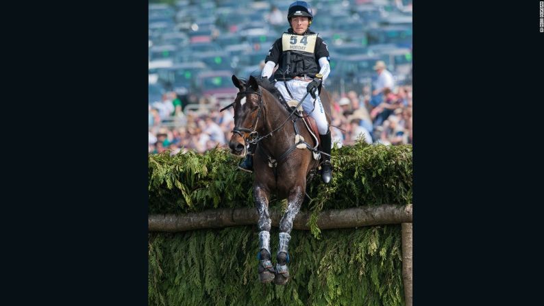 Hobday ha participado tanto en los eventos Badminton Horse Trials como en Burghley Horse Trials.