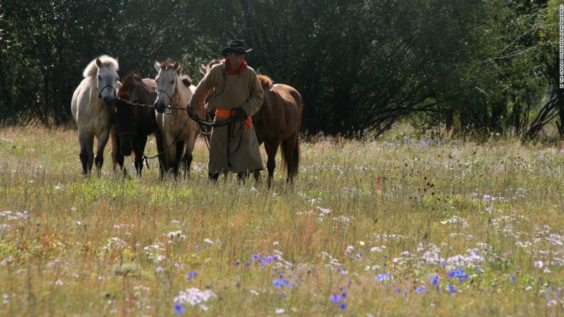 ASIA|Altai Mountains, Gobi Steppe, Mongolia: Los lugareños aprecian a los turistas que pueden montar, dice James Sales de ‘In The Saddle’. "Los mongoles creen que es fantástico porque es un vínculo entre dos culturas totalmente diferentes... por lo que ya tienen una ventaja", le dijo Sales a CNN. "Tu vida es un poco diferente, pero tienes un interés en común... a menudo ellos están tan interesados en ti como tú en ellos".