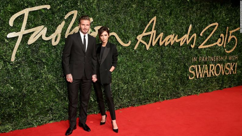 Victoria y David Beckham.