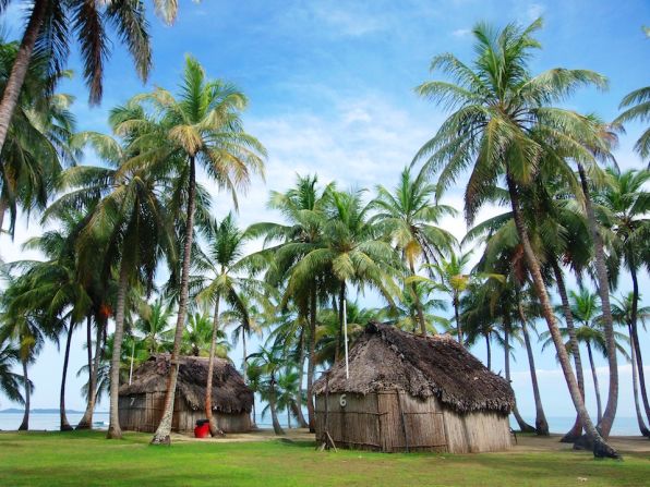 Un cabaña para turistas en la isla Iggodub.