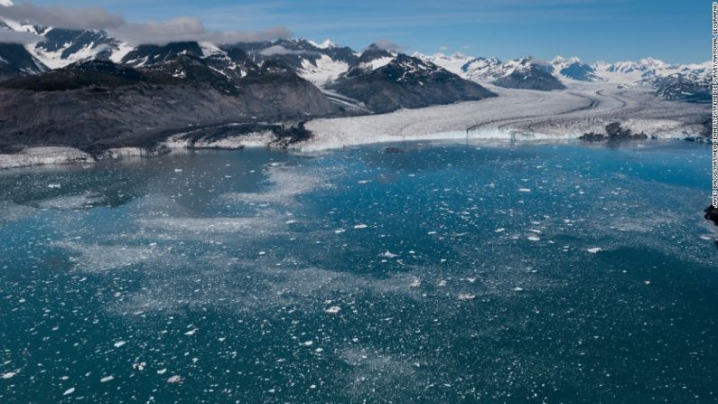 Glaciar de Columbia en el 2012.