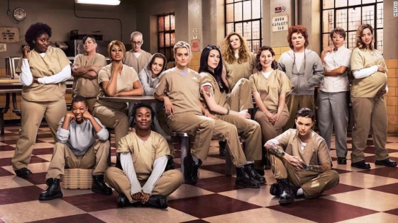 Orange is the New Black, nominada a mejor serie.