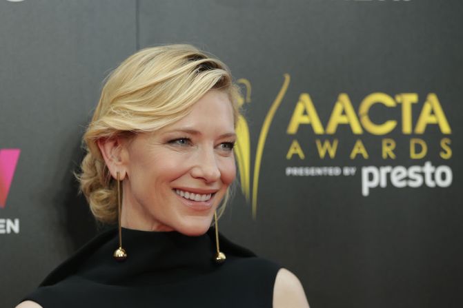 Cate Blanchett, nominada a mejor actriz de película.