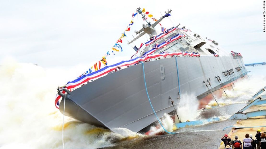 En la imagen, el USS Little Rock, conocido como LCS9.