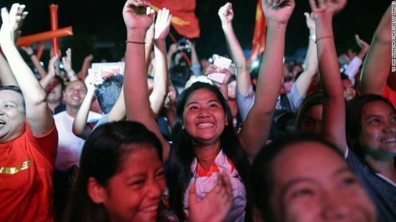 Ganaron los buenos en Myanmar