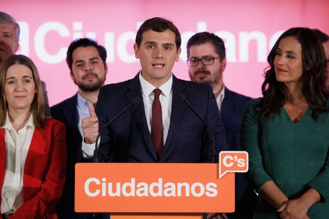 Albert Rivera, de Ciudadanos, aseguró que su partido hizo historia en las generales de España.