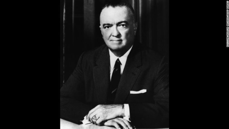 El exdirector del FBI J. Edgar Hoover nació el 1 de enero de 1895, en Washington.