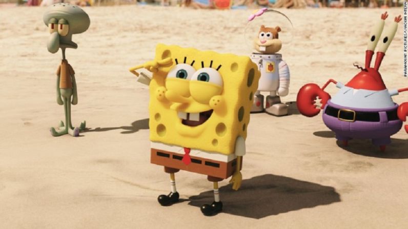 Bob Esponja -- La película de animación en 3D, Bob Esponja fuera del agua, se estrenará en Amazon y Hulu a partir de enero de 2016.