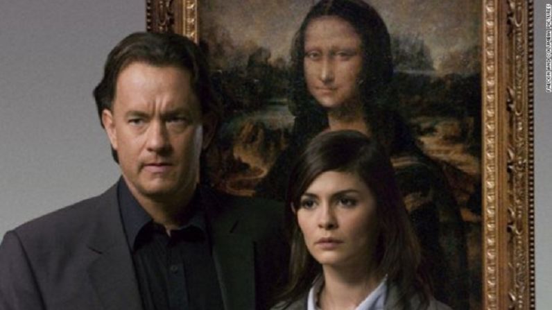 El código Da Vinci -- Una película protagonizada por Tom Hanks y Audrey Tautou basada en el libro homónimo de Dan Brown.