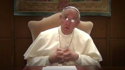 El papa Francisco en su blog "el video del papa", que fue lanzado el 6 de enero de 2016.