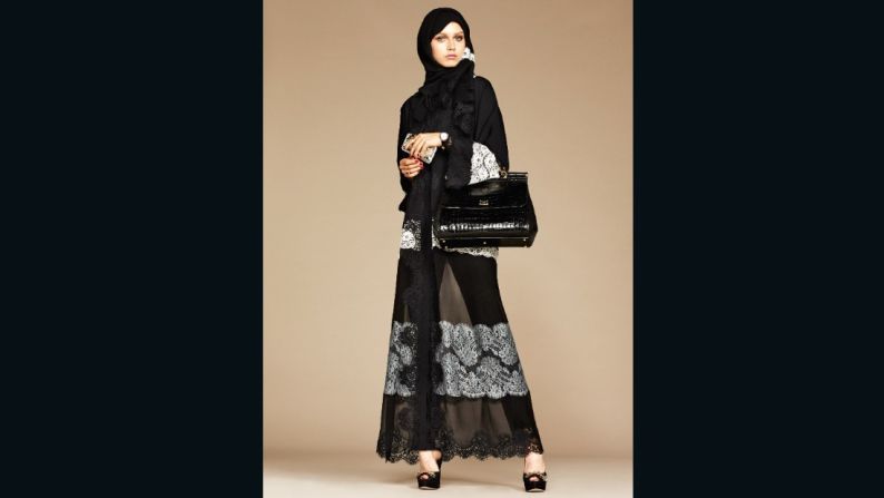 La Colección Abaya: El encanto de Medio Oriente) - La colección estará disponible en todas las boutiques de Dolce & Gabbana de Oriente Medio y en algunas tiendas europeas.