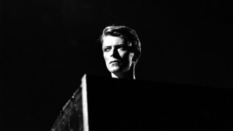 David Bowie en su tour mundial en 1978.