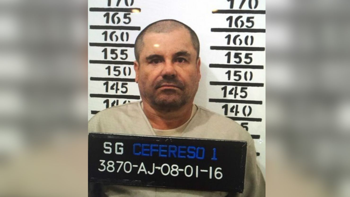 La ficha de reingreso a prisión de Joaquín Guzmán Loera, "El Chapo" Guzmán.