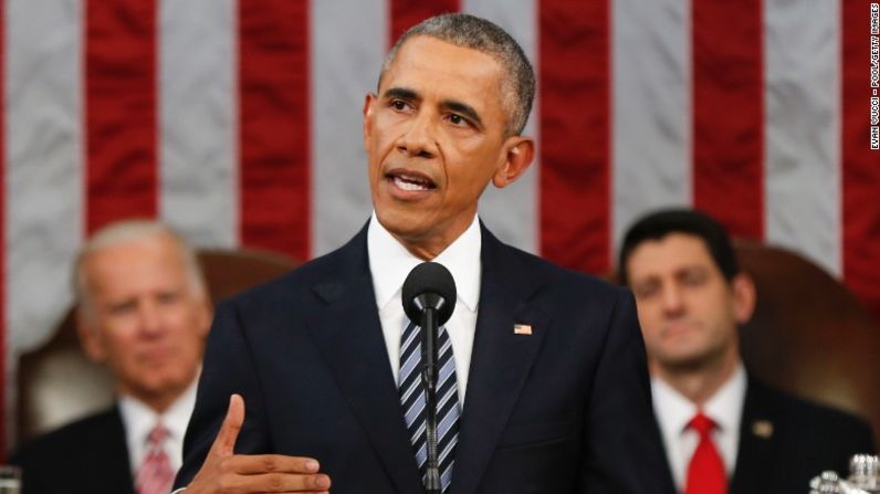 Barack Obama dio su último discurso sobre el estado de la Unión.