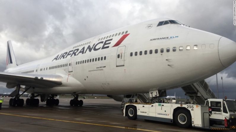 Air France dijo adiós a su Boeing 747.