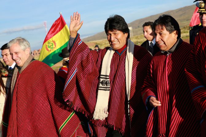 En una celebración similar, Morales juramentó por primera vez como presidente de Bolivia en 2006.