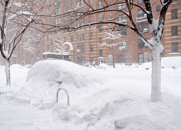 En el Central Park, de Nueva York, el aeropuerto de Baltimore y los dos principales de Washington se rompieron todos los récords para nevadas en un solo día.