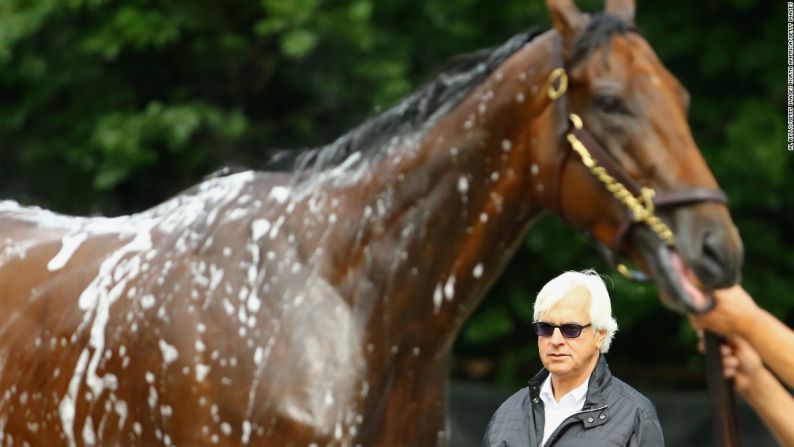 Bob Baffert ha entrenado a tres ganadores anteriores del Kentucky Derby, pero American Pharoah abrió un nuevo camino para él. "He sido afortunado al tener muy buenos caballos... el simplemente seguía mejorando, él se lucía en cada ocasión", le dijo Baffert a CNN.