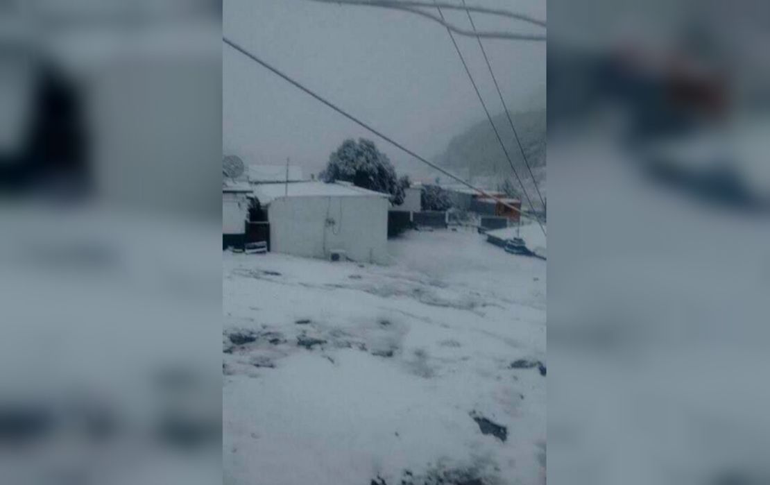 Nieve en Nuevo León