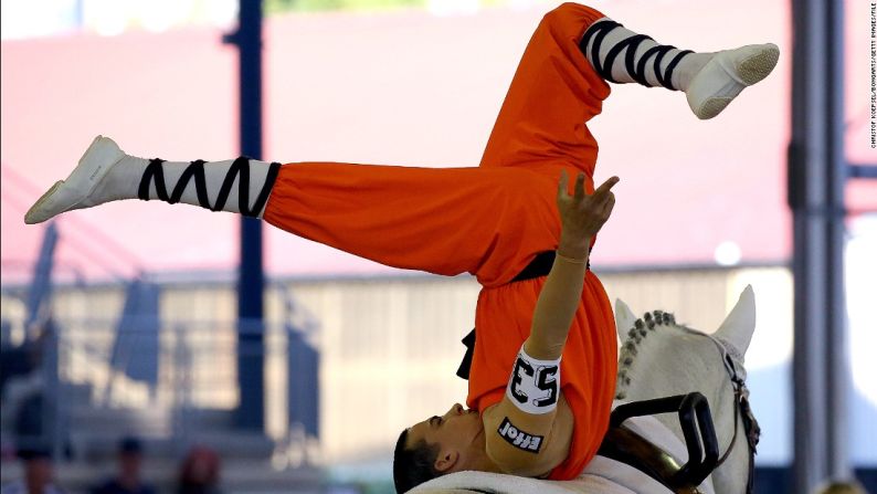 El actual campeón europeo de volteo, Jannis Drewell, comenzó en el deporte cuando tenía ocho años.